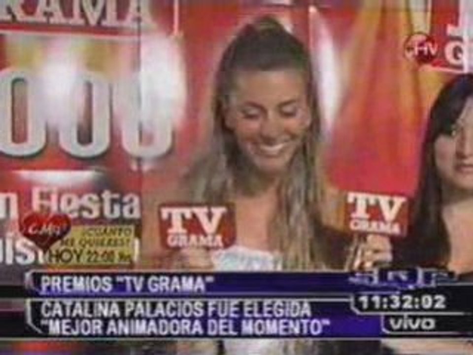 Catalina Palacios  Premios TVGRAMA 2008