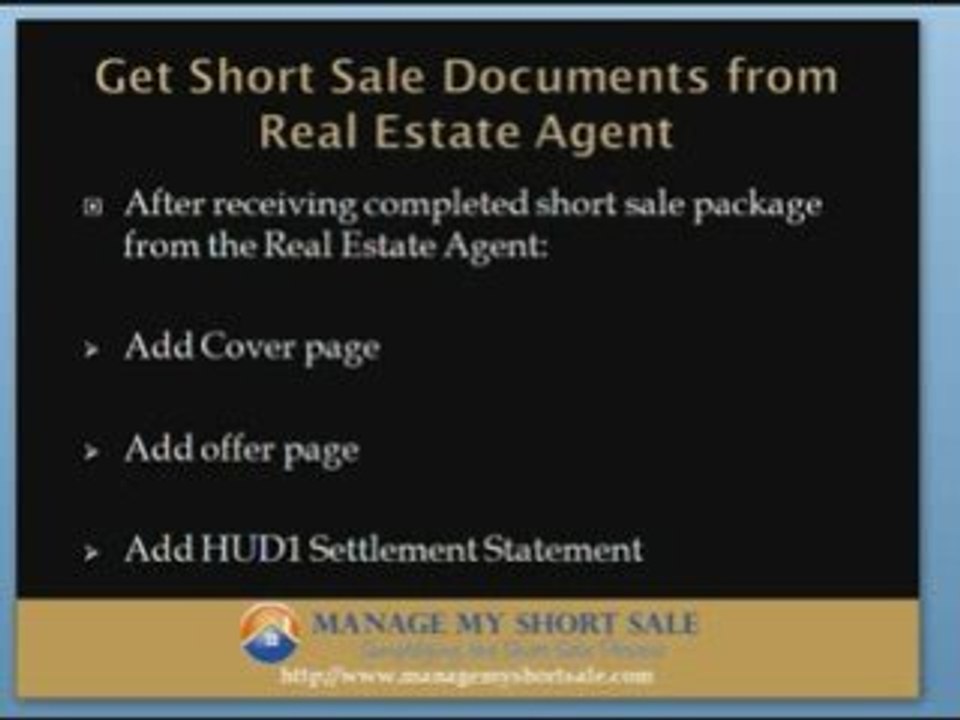 The Short Sale Process - Step 4