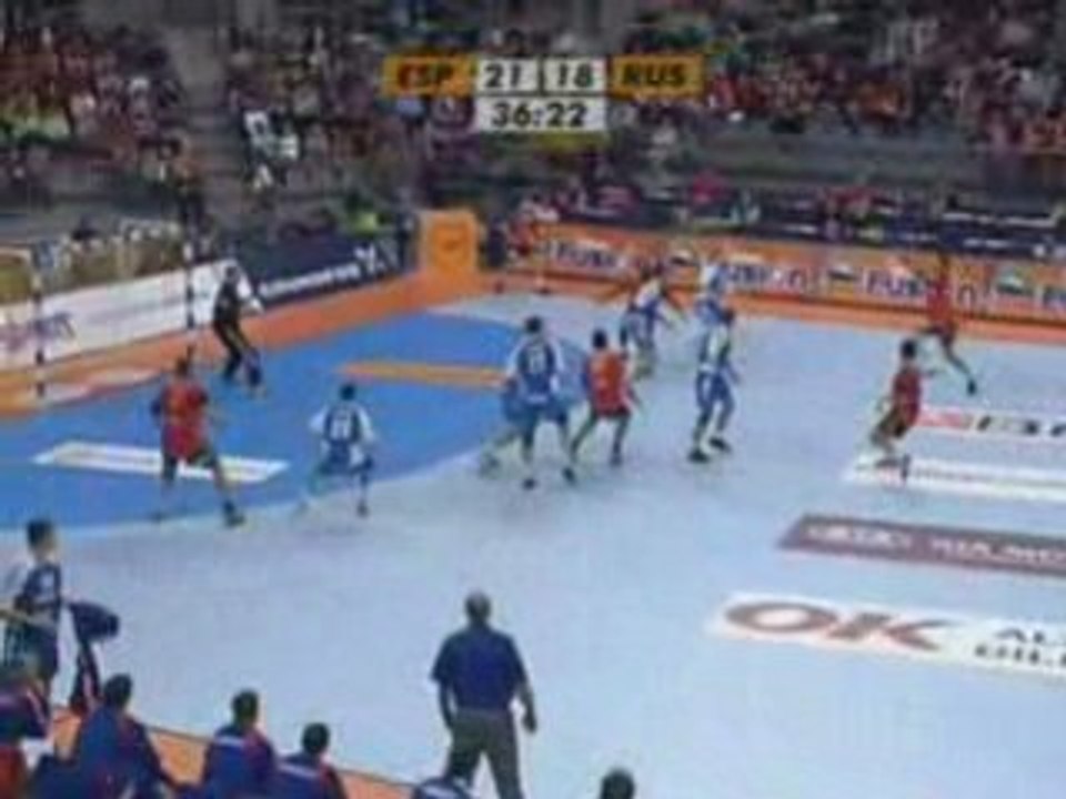 Resume Espagne - Russie: Mondial de Handball 2007