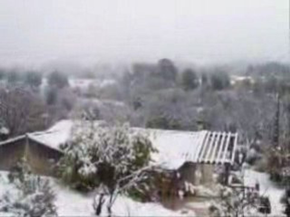 Roquevaire - Valcros sous la neige 07-01-2009