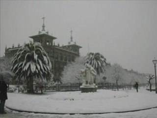 Nevada en Donosti. 08 de enero de 2009