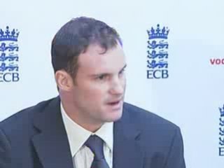 Andrew Strauss is introduced as England cricket captain