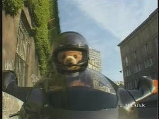 un nounours en moto ça donne un kéké!! lol