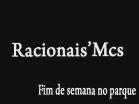 Racionais Mc's Fim de semana no parque