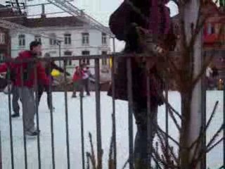 parrain à la patinoire mouscron