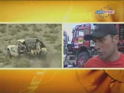 Dakar 2009 Peterhansel rolls in stage 5