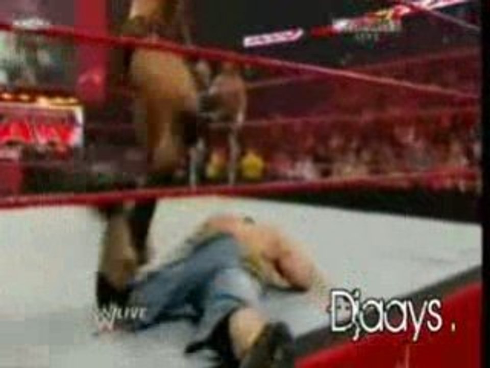 HBK & John Cena vs Orton & Y2J 01/05/09 Part.2