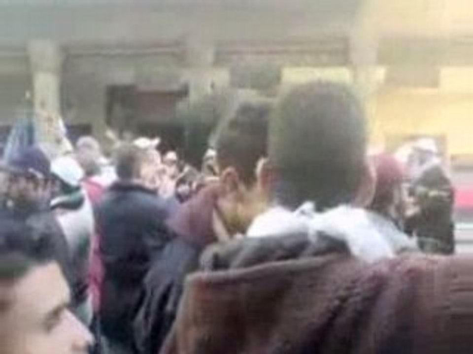 Maroc  manif pro gaza à rabat