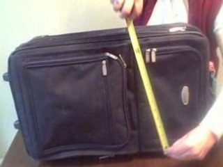 How to measure carry on luggage