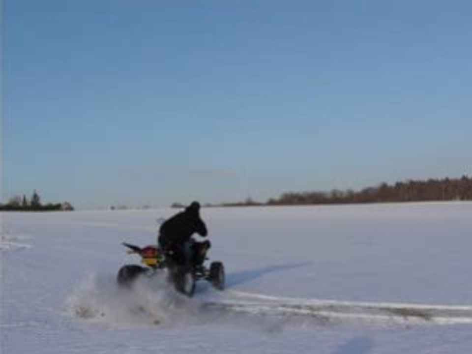 Quad Sur La Neige 2 (Loches Jeudi 8 Janvier 2009)
