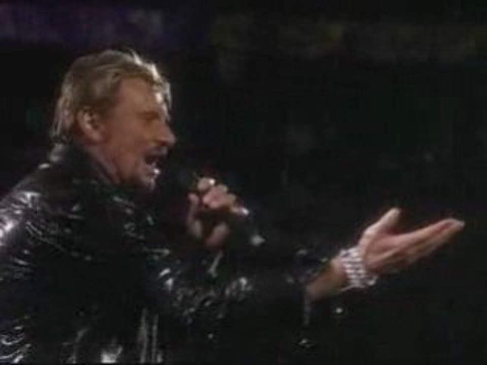 Johnny Hallyday - Derrière l'amour ( Live SDF le 11 09 1998 sous la pluie )
