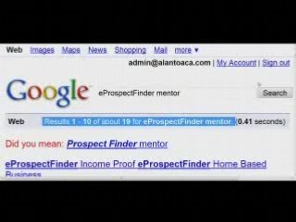 EProspectFinder 1 & 3 in Google For Free