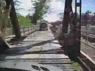 Costa rica roads: Crossing a bridge