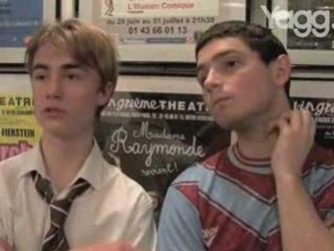 Beautiful Thing , la pièce, dernières répétitions