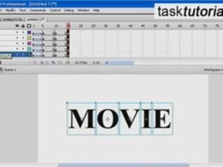 Cool and simple text effect in FLASH - Tutorial
