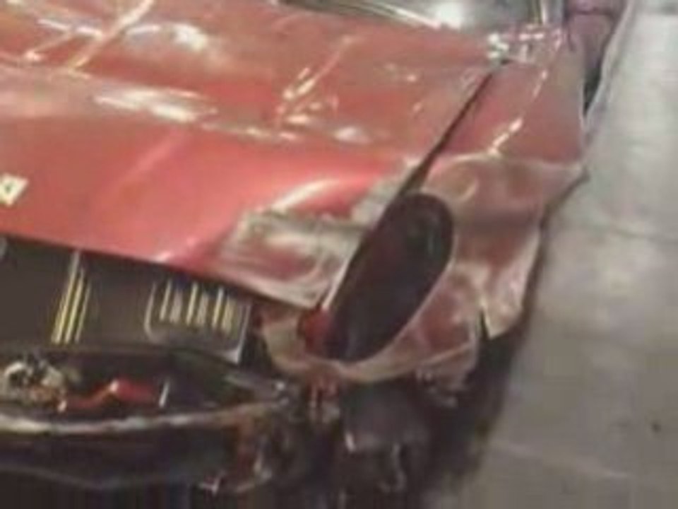 ACCIDENT Cristiano Ronaldo Ferrari Crash