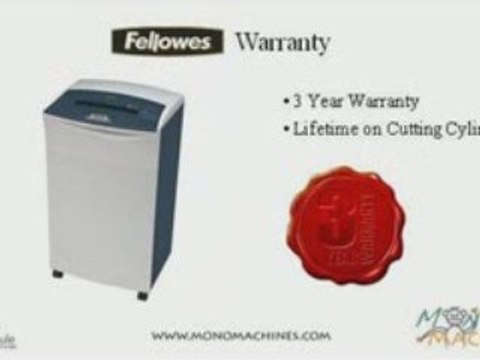 Fellowes c220c Powershred Cross-Cut Shredder - Warranty