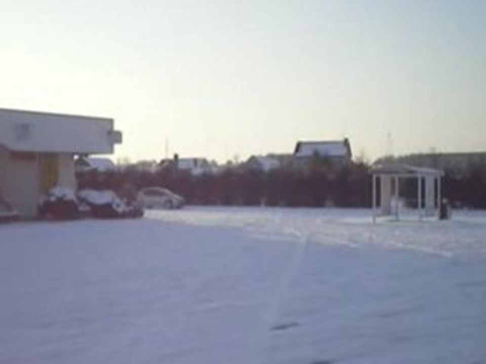 drift en 206 sur neige