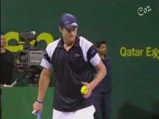 Andy Roddick & Gael Monfils Doha 2009 (Last Game)