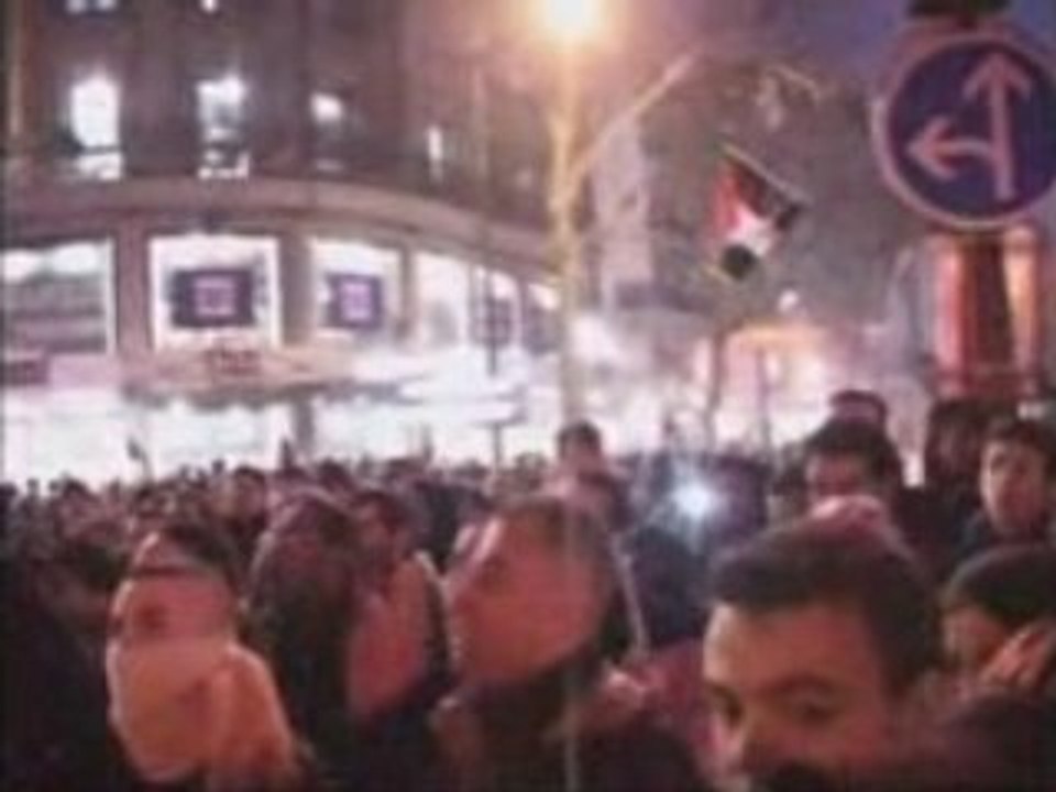 Manif contre la barbarie sioniste à Gaza Paris 31 déc2008 -2
