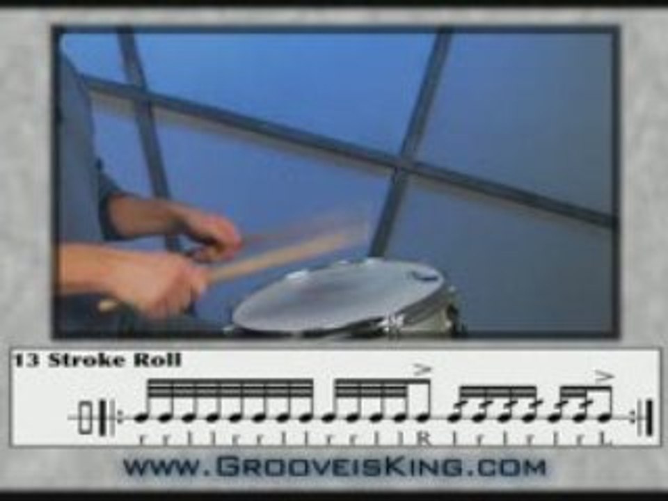 13 Stroke Roll - Drum Lessons - How to Play Drums