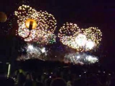 feu d'artifice 14 juillet 2008 Carcassonne