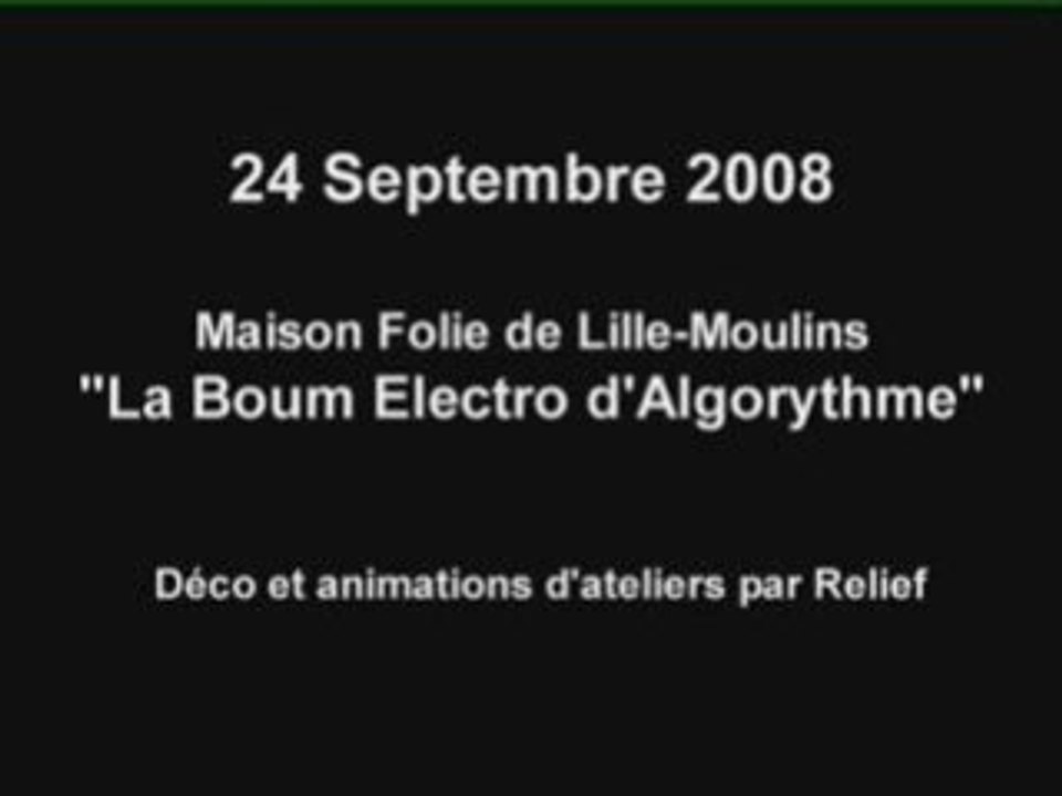 Boum Electro @ Maison Folie Lille Moulin