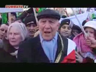 Gaza - Manif à Paris - Stephane hessel