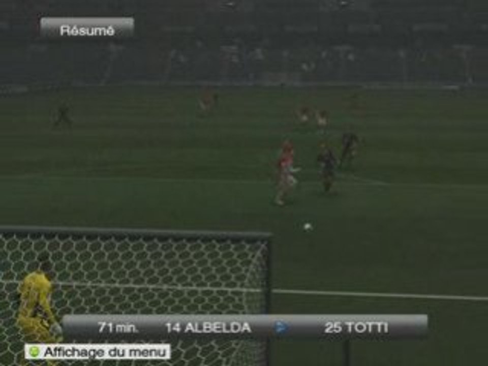 Saragosse - AS Monaco 1-0 (Totti)
