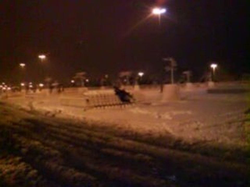 Un crétin en pleine action