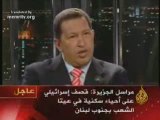 Chavez soutient la palestine expulse l'ambassadeur d'israel