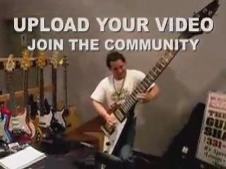 GUY SHREDS HUGE FLYING V GUITAR!
