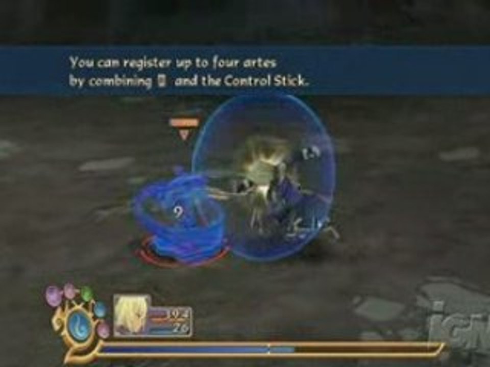 Tales of symphonia Dawn of the new world Gameplay Emil