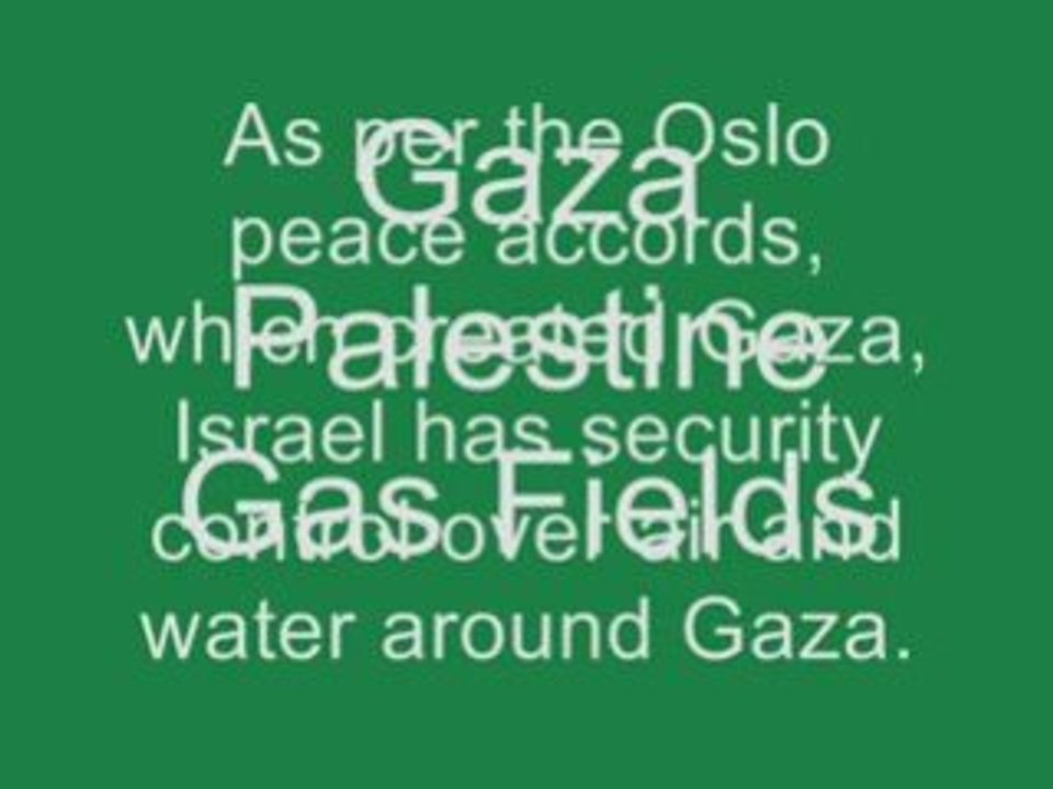 Gaza War Why?: Natural Gas valued at over $4 billion MAYBE?