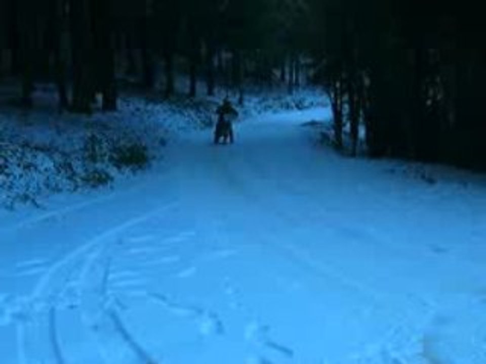 125 cross rm neige piste