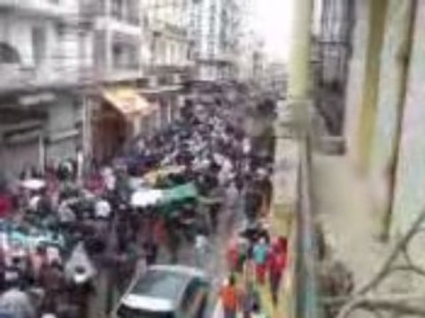 MANIFESTATION D'ORAN ALGéRIE AVEC GAZA PALESTINE 3/5