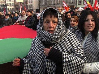 Manif pour la paix en Palestine à Strasbourg