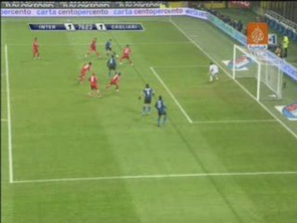 IBRAHIMOVIC 1-1 INTER MILAN - CAGLIARI