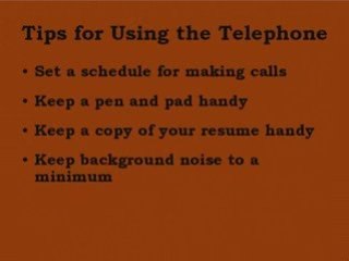 Ex-offenders and Felons using the telephone to get Jobs