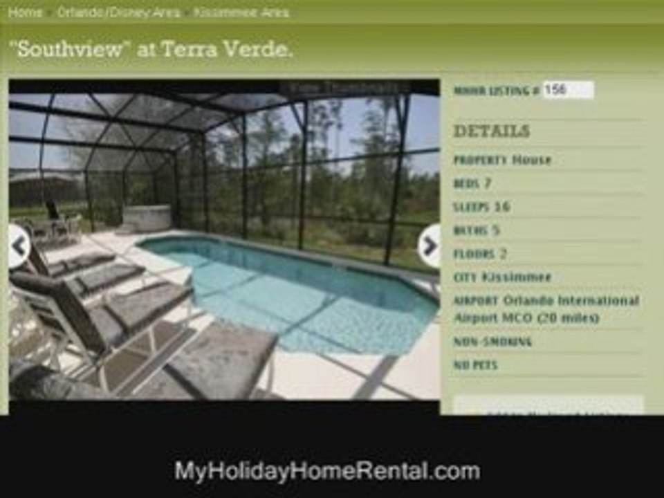 florida holiday rentals, florida vacation rentals