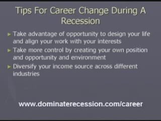 How to Change Careers and Make More Money In The Recession