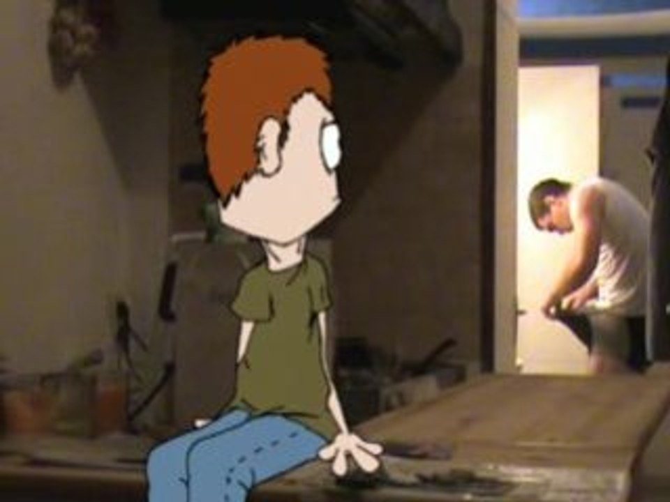 Dessin animé et reel