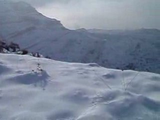 Marseille sous la neige: le col de la Gineste