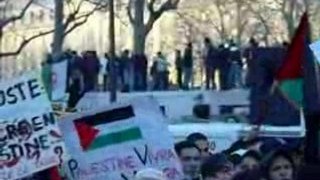 Manifestation Pro palestine soutient gaza