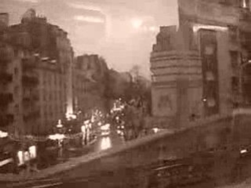 Sur la ligne 2 Métro aérien Stalingrad - Jaurés- Janvier 09