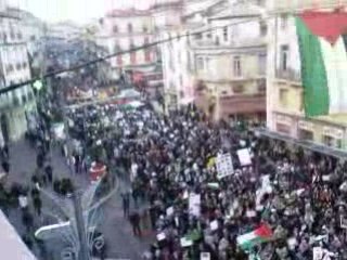 Manifestation pour Gaza le 10/01/09 à Montpellier