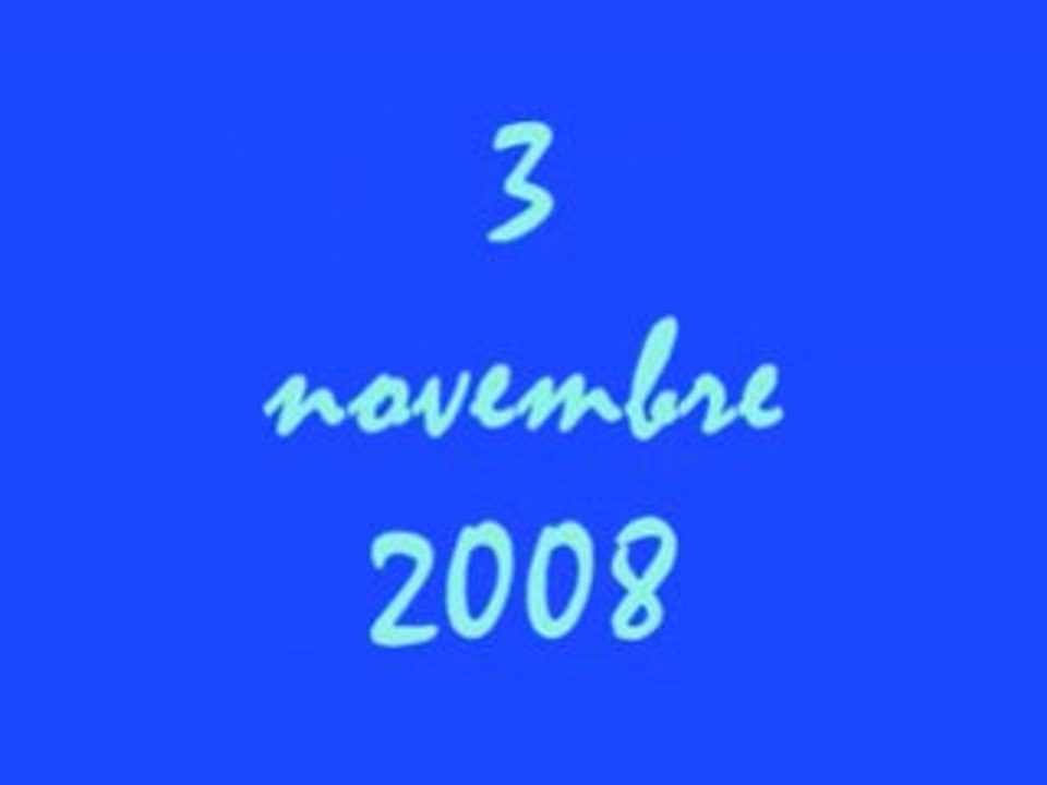 3 novembre 2008