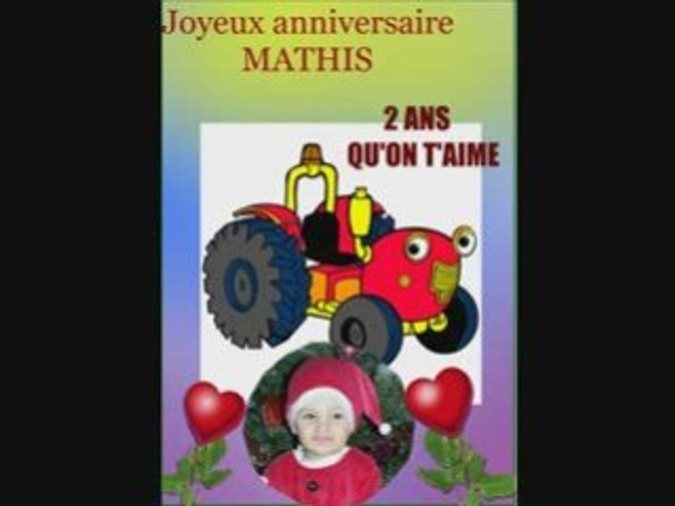 anniversaire de Mathis