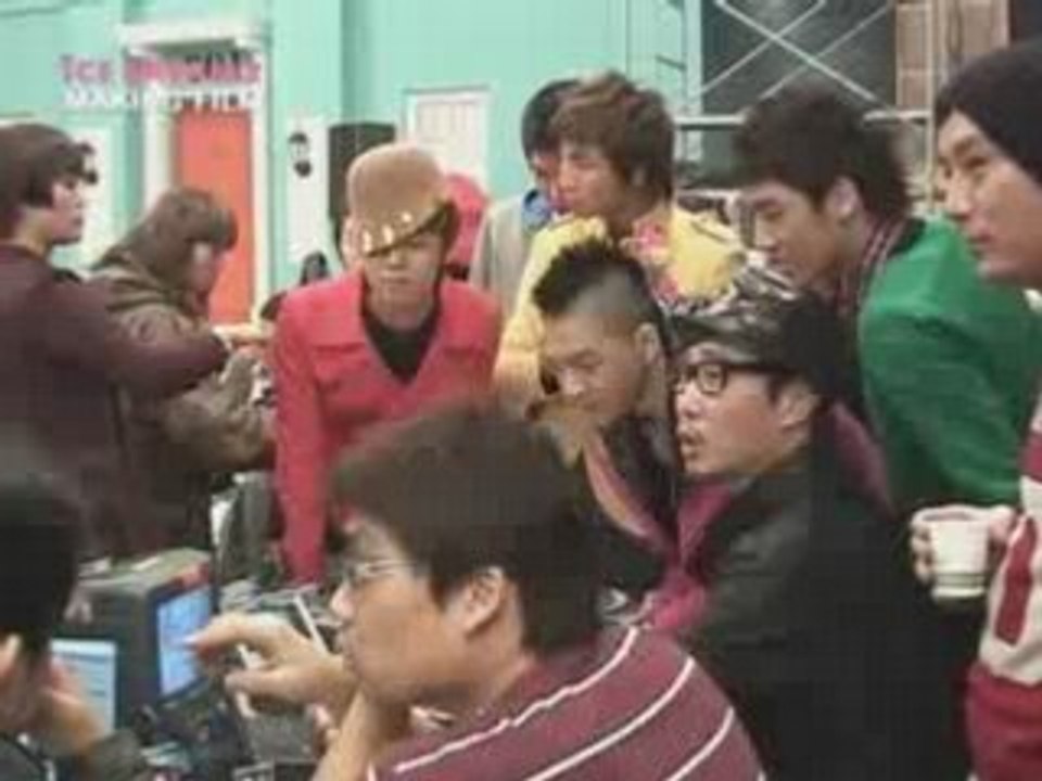 Big Bang - Making of  CYON Ice Cream Phone CF (090108)