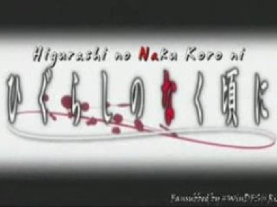 Higurashi Opening "Whispers in the Dark" AMV